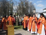 Панихида в день памяти убиенных на Пасху 1993 г. братий: и.м. Василия, ин. Трофима, ин. Ферапонта