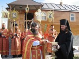 Пасхальный крестный ход вокруг передвижного храма на монастырском подсобном хозяйстве
&nbsp;
