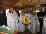 Во время чина освящения храма
