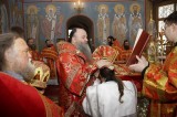 Чтение молитвы иерейской хиротонии