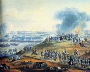 БОРОДИНСКОЕ СРАЖЕНИЕ. 26 АВГУСТА 1812 г. Неизв худ. 1-я четв. XIX в.