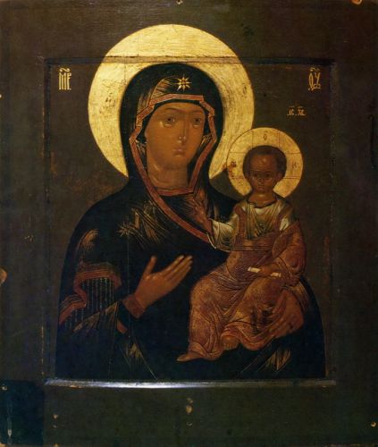 СМОЛЕНСКАЯ ИКОНА БОЖИЕЙ МАТЕРИ. 2-я пол. XIX в., Звенигородский ист-архитект и худ. музей