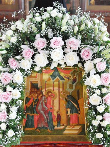 Икона Введения во храм Пресвятой Богородицы