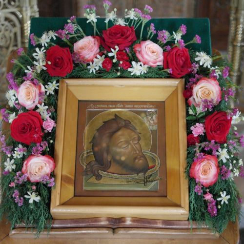 Икона Усекновения главы Предтечи Господня Иоанна