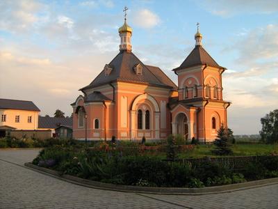 Храм в честь Преображения Господня. Оптина Пустынь